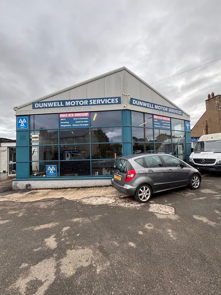 Mechanic working on a car